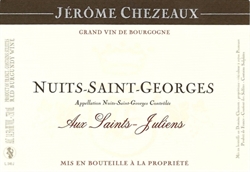 2020 Nuits-Saint-Georges, Aux Saints-Juliens, Domaine Jérôme Chezeaux